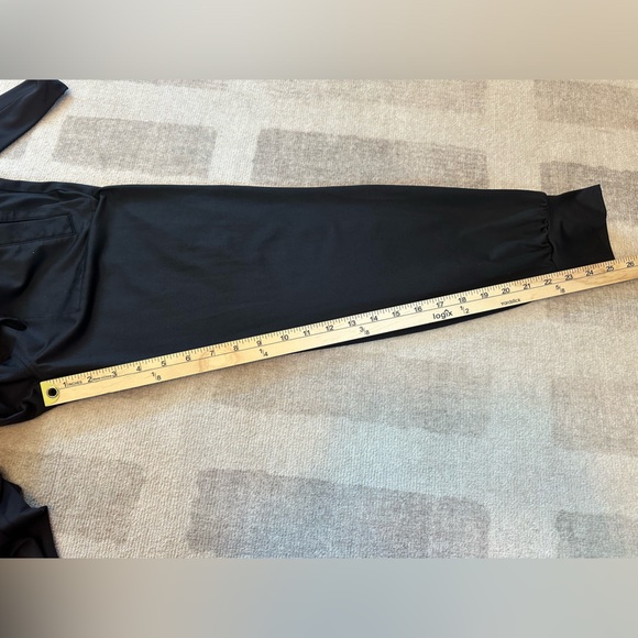 Norma Kamali Sweats Overall Jumpsuit Romper Black (Size S) - Picture 12 of 12